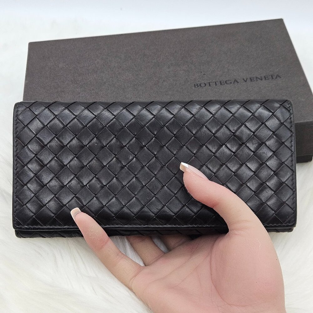 Bottega Veneta Intrecciato Bifold Card Wallet